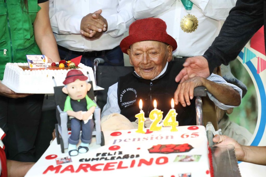 Thumbnail for A century plus two dozen – and our oldest man can still blow out his candles