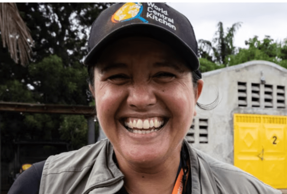 Australian aid worker  Zomi Frankcom was among five killed by Israeli air strike in Gaza. (Image: ABC).