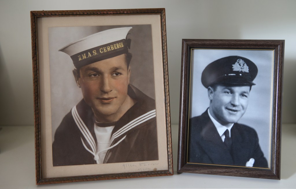 Copy images of Richard Pirrie who was killed in the the D Day landings during WW11. Wednesday, June 4, 2014. The anniversary of D-Day and the Battle of Normandy will be on June 6. (AAP Image/David Crosling)
