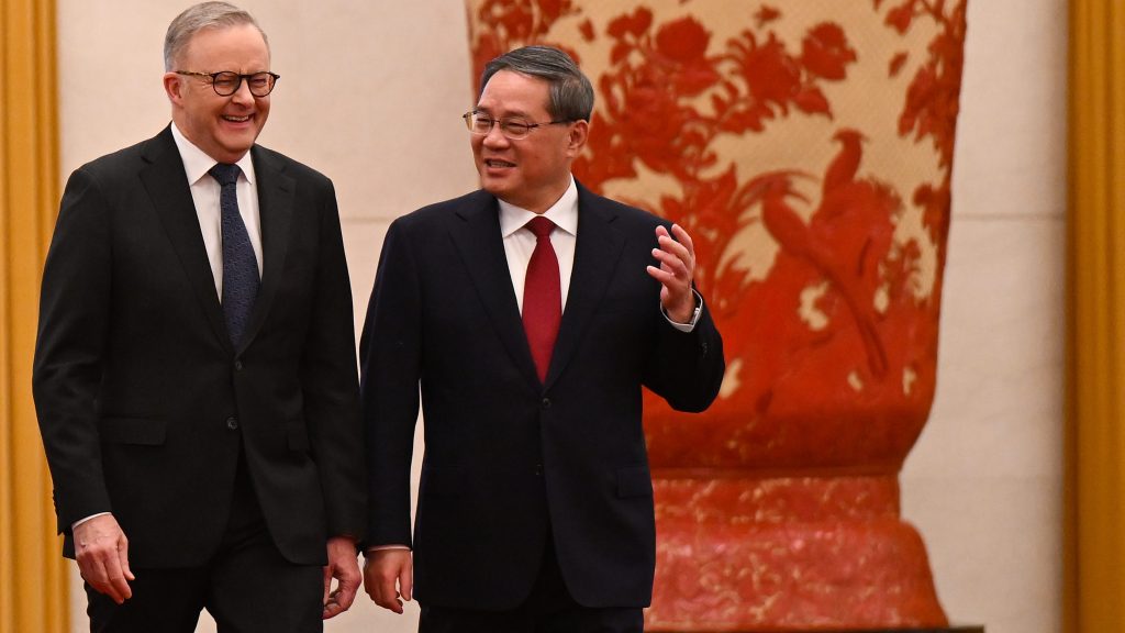 Thumbnail for Li Qiang visit seen as test of China relationship