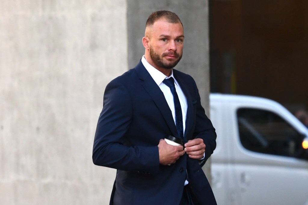 Brendan Sipple arrives at the Supreme Court of Queensland in Brisbane, Monday 27th of May 2024. (AAP Image/Jono Searle) 