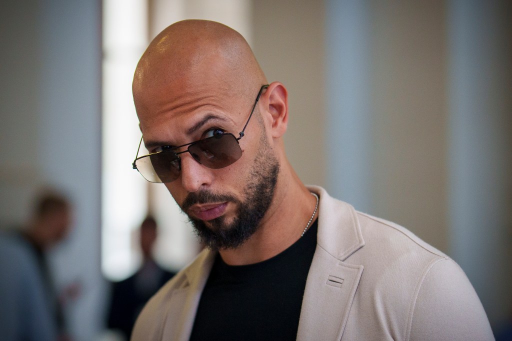  Andrew Tate is a self proclaimed mysoginst who is gaining traction with young men around the globe.  (AP Photo/Vadim Ghirda, File)