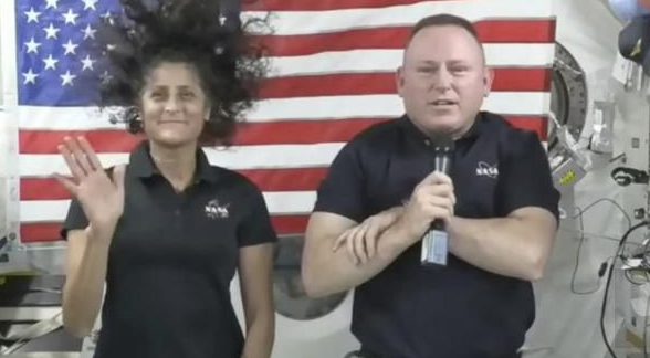 Thumbnail for Lost in space: Two astronauts, already overdue to return, confident of making it back