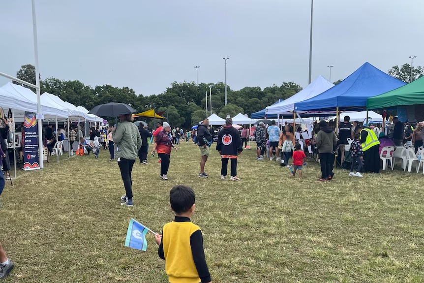 The family event featured touch football games, rides and a range of organisations promoting their work in the community.(Facebook: Charles Strunk Councillor for Forest Lake Ward)

