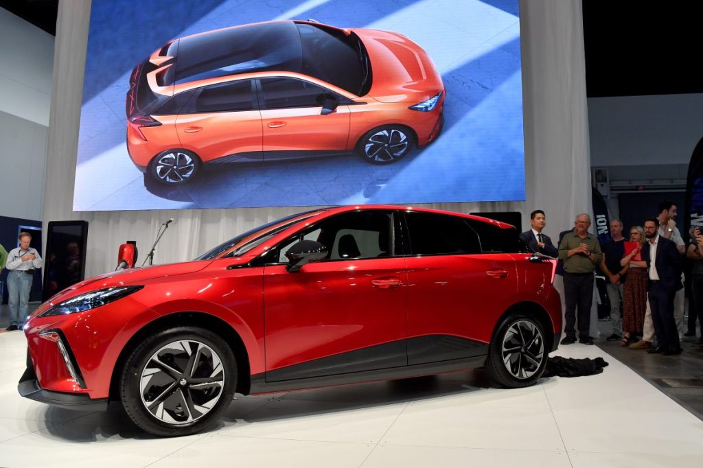 Thumbnail for Going down: Electric vehicle prices crack through $35,000 mark for first time