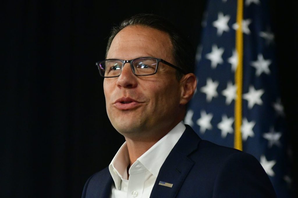 Gov. Josh Shapiro speaks on the Direct Filing IRS tax tool designed to streamline the tax process for Pennsylvania families during a July 30 visit of Treasury Secretary Janet Yellen to Philadelphia, PA, USA. (Photo by Bastiaan Slabbers/Sipa USA)