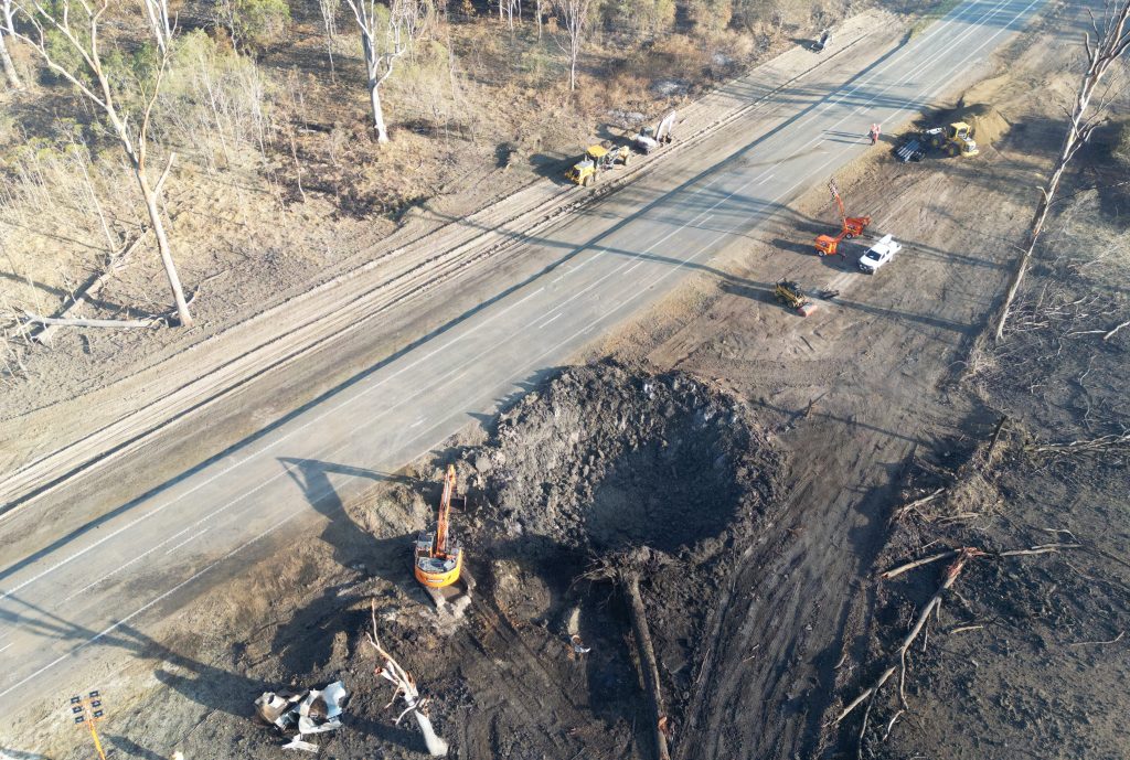 Thumbnail for ‘Like a missile’: Massive crater is all that’s left as fatal crash, explosion site reopens