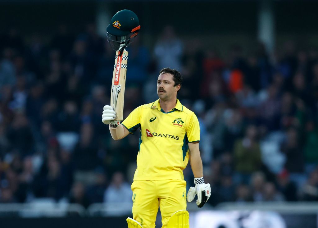 Thumbnail for Head masters England bowlers, smashes pulverising 154 in first ODI