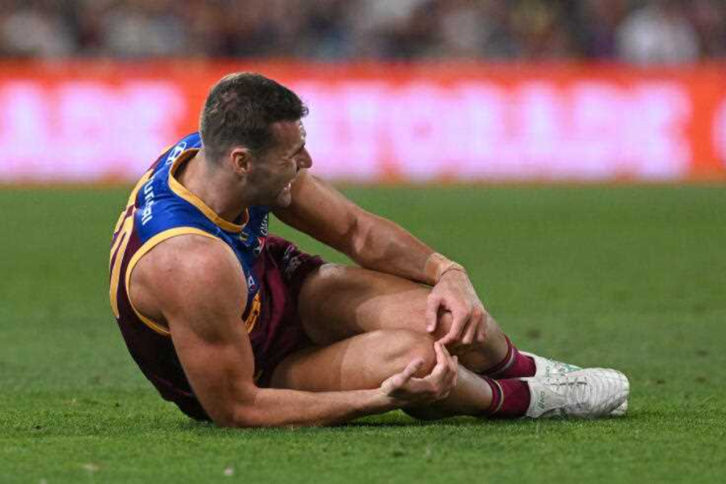 Brisbane's Jack Payne was subbed out against Carlton, but has been cleared of serious injury. Photo: Dave Hunt/AAP 